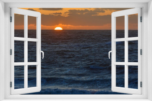 Fototapeta Naklejka Na Ścianę Okno 3D - California Beach Sunset