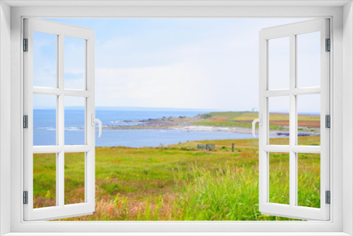 Fototapeta Naklejka Na Ścianę Okno 3D - Landschaft Shetlands