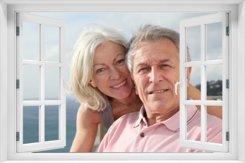 Portrait of smiling senior couple