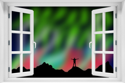 Fototapeta Naklejka Na Ścianę Okno 3D - Aurora