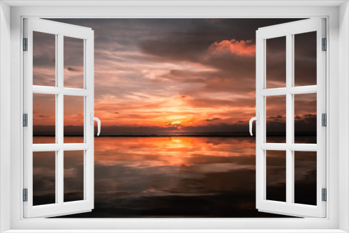 Fototapeta Naklejka Na Ścianę Okno 3D - Ocean Sunset