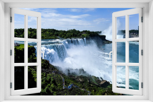 Fototapeta Naklejka Na Ścianę Okno 3D - Niagara Falls during summer