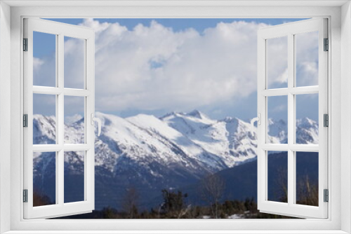 Fototapeta Naklejka Na Ścianę Okno 3D - winter mountain landscape
