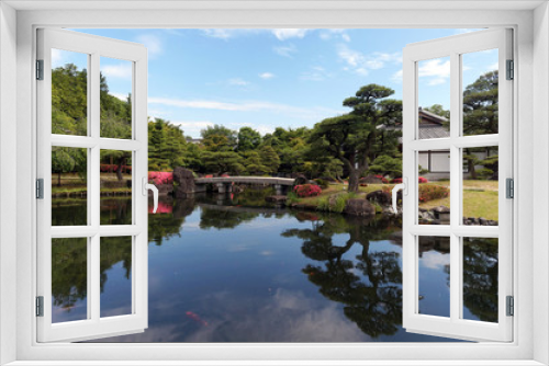 Fototapeta Naklejka Na Ścianę Okno 3D - Himeji central park