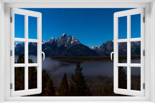 Fototapeta Naklejka Na Ścianę Okno 3D - The Beautiful Grand Tetons at Dawn