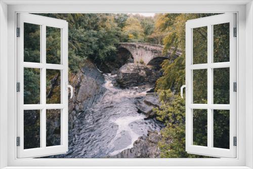 Fototapeta Naklejka Na Ścianę Okno 3D - A view of a bridge in Scotland 