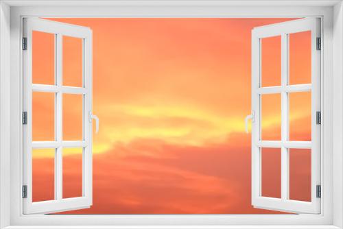 Fototapeta Naklejka Na Ścianę Okno 3D - Sunset view at sky background.