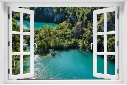 Fototapeta Naklejka Na Ścianę Okno 3D - Park Narodowy jeziora Plitwickie, Chorwacja, UNESCO 