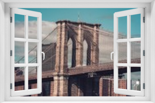 Fototapeta Naklejka Na Ścianę Okno 3D - brooklyn bridge