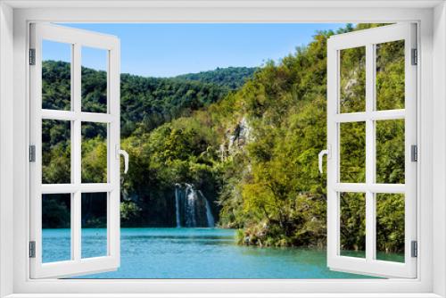 Fototapeta Naklejka Na Ścianę Okno 3D - Park Narodowy jeziora Plitwickie, Chorwacja, UNESCO 