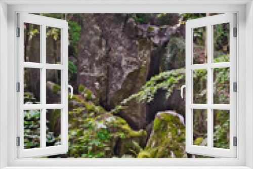 Fototapeta Naklejka Na Ścianę Okno 3D - Felsenlandschaft 