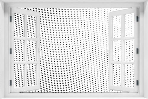 Fototapeta Naklejka Na Ścianę Okno 3D - Abstract texture of halftone. Monochrome background of black dots on white background. Pattern to print from waves of dots
