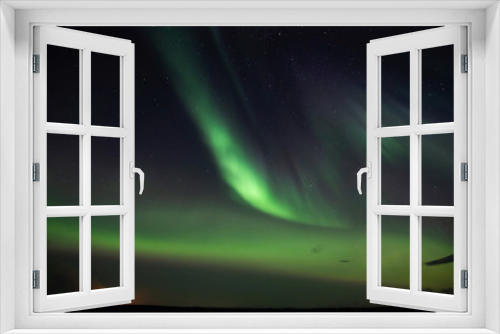 Fototapeta Naklejka Na Ścianę Okno 3D - Northern lights in north Iceland