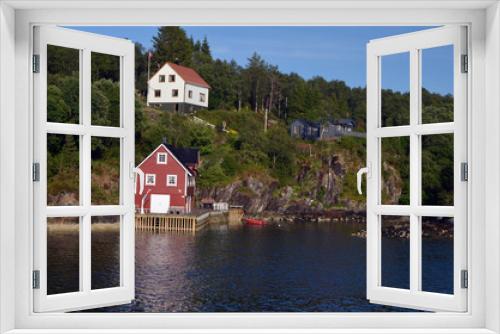 Fototapeta Naklejka Na Ścianę Okno 3D - Tourism vacation and travel. On the board of Flam - Bergen ferry. Sognefjord, Norway, Scandinavia.