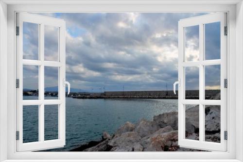 Fototapeta Naklejka Na Ścianę Okno 3D - paseo por el puerto