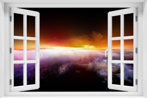 Fototapeta Naklejka Na Ścianę Okno 3D - Sunset Unfolding