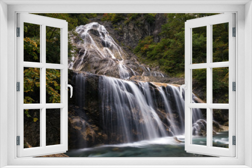 Fototapeta Naklejka Na Ścianę Okno 3D - Ubagataki waterfall