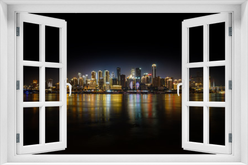 Fototapeta Naklejka Na Ścianę Okno 3D - Modern metropolis skyline, Chongqing, China