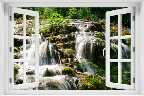 Fototapeta Naklejka Na Ścianę Okno 3D - Waterfalls at Krka National Park in Croatia, long exposition