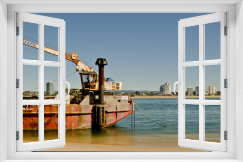 Fototapeta Naklejka Na Ścianę Okno 3D - ship in port
