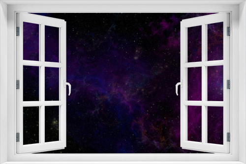 Fototapeta Naklejka Na Ścianę Okno 3D - Abstract galaxy and nebula illustration