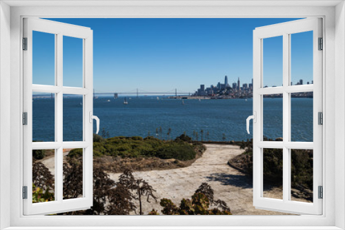 Fototapeta Naklejka Na Ścianę Okno 3D - View of San Francisco from Alcatraz