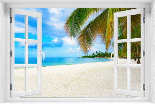 Fototapeta Naklejka Na Ścianę Okno 3D - paradise tropical beach