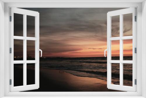 Fototapeta Naklejka Na Ścianę Okno 3D - swirly sunset