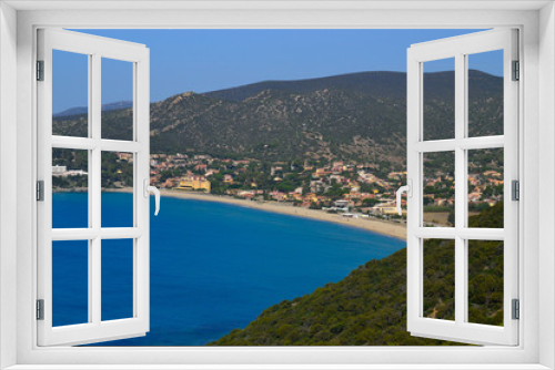 Fototapeta Naklejka Na Ścianę Okno 3D - Vista della spiaggia di Solanas