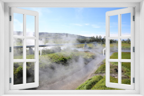Fototapeta Naklejka Na Ścianę Okno 3D - Hot Spring in Iceland