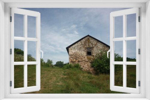 Fototapeta Naklejka Na Ścianę Okno 3D - Nature/Old Barns