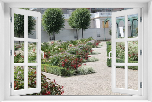 Fototapeta Naklejka Na Ścianę Okno 3D - Italienischer Garten
