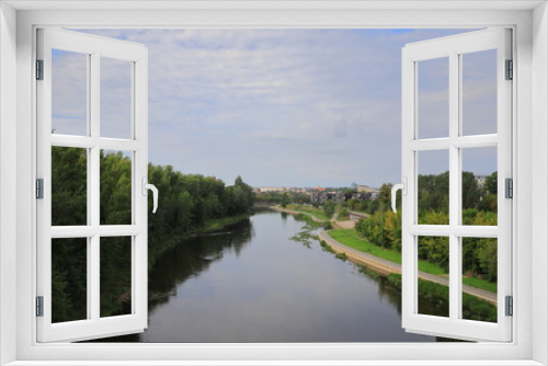 Fototapeta Naklejka Na Ścianę Okno 3D - Neris River, Vilnuis, Lithuania