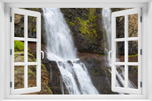 Fototapeta Naklejka Na Ścianę Okno 3D - Rjukandi Waterfalls in Iceland, Europe