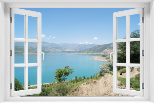 Fototapeta Naklejka Na Ścianę Okno 3D - Charvak lake