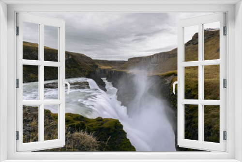 Fototapeta Naklejka Na Ścianę Okno 3D - Gullfoss waterfall Iceland in autumn.