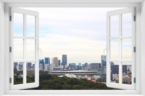 Fototapeta Naklejka Na Ścianę Okno 3D - 【東京の風景】新国立競技場（オリンピックスタジアム）