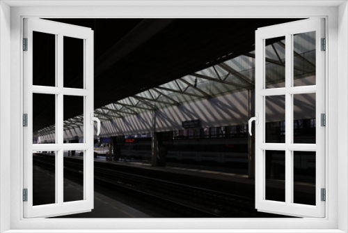 Fototapeta Naklejka Na Ścianę Okno 3D - Train station in Bilbao