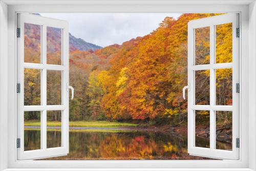 Fototapeta Naklejka Na Ścianę Okno 3D - Towada Hachimantai National Park in autumn