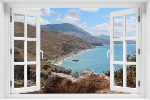 Fototapeta Naklejka Na Ścianę Okno 3D - crete coast