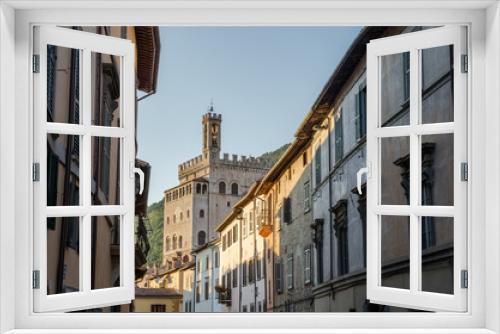 Fototapeta Naklejka Na Ścianę Okno 3D - Palazzo dei Consoli, Gubbio, Umbrien