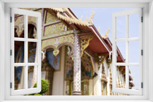 Fototapeta Naklejka Na Ścianę Okno 3D - thai temple Bangkok In Thailand