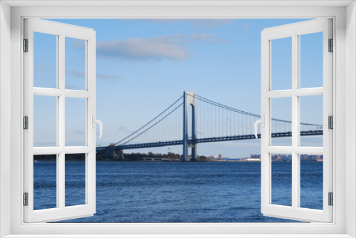 Fototapeta Naklejka Na Ścianę Okno 3D - Verrazzano-Narrows Bridge