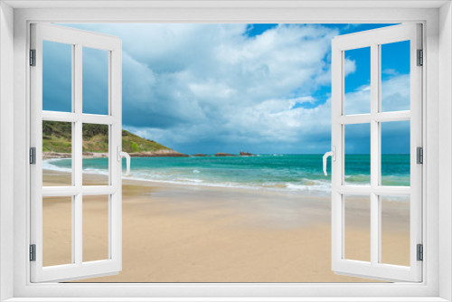 Fototapeta Naklejka Na Ścianę Okno 3D - The coast and beach of Erquy, France, Brittany