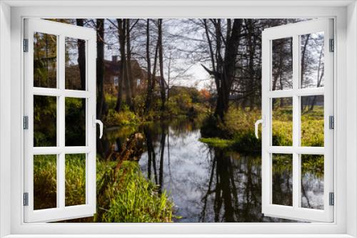Fototapeta Naklejka Na Ścianę Okno 3D - Międzyrzecze – wieś w Polsce położona w województwie podlaskim nad rzeką Sokoldą