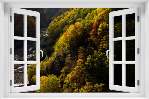 Fototapeta Naklejka Na Ścianę Okno 3D - Autumn color in the mountain