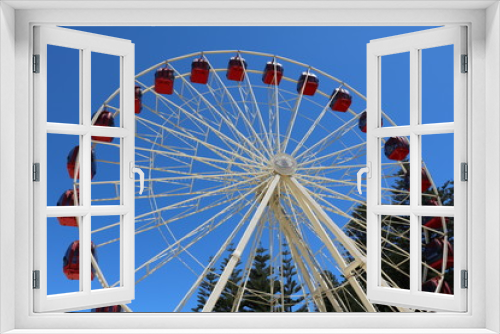 Fototapeta Naklejka Na Ścianę Okno 3D - Ferris Wheel in Fremantle, Western Australia