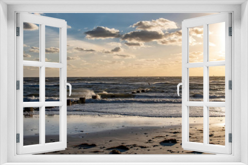 Fototapeta Naklejka Na Ścianę Okno 3D - Beach view of the Gulf of Mexico - Florida