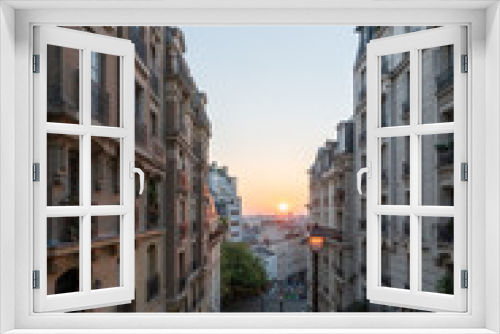 Fototapeta Naklejka Na Ścianę Okno 3D - sunrise in Paris
