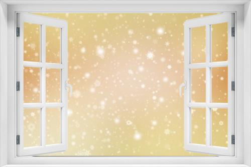 golden christmas background with stars